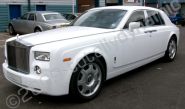 Rolls Royce Phantom wrapped white by Totally Dynamic North London (one of two)