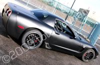 Chevrolet Corvette wrapped matt black by Totally Dynamic North London
