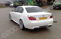 BMW M5 wrapped white by Totally Dynamic Leeds/Bradford