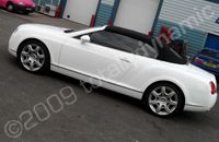 Bentley GTC wrapped gloss white by Totally Dynamic North London