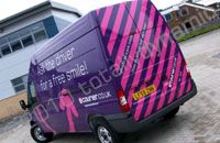 Ford Transit wrapped for E Courier by Totally Dynamic South London