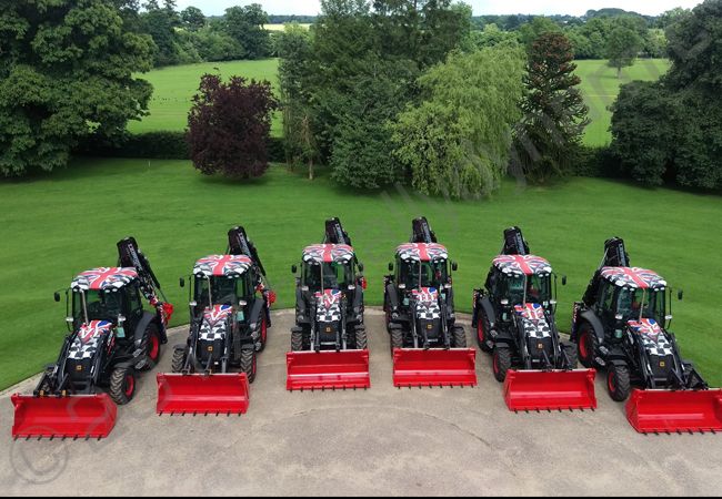 JCB Digger fleet vinyl wrapped for Lamberts