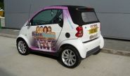 Smart Car - Designed and wrapped by Totally Dynamic North London