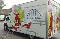 Exhibition Unit & Trailer wrapped by Totally Dynamic North London