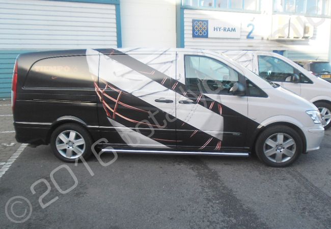 Mercedes Vito vinyl wrapped for NIKE Tiempo
