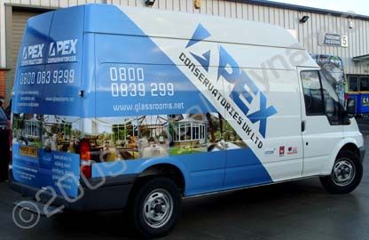 Ford Transit wrapped by Totally Dynamic Leeds/Bradford