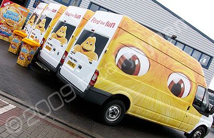 Ford Transits wrapped by Totally Dynamic North London