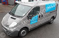 Nissan van wrapped for A Suit That Fits by Totally Dynamic North London