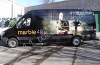 Mercedes van wrapped with printed wrap by Totally Dynamic Leeds/Bradford