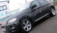 BMW X6 wrapped matt black by Totally Dynamic North London
