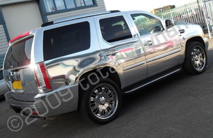 Cadillac wrapped chrome by Totally Dynamic North London