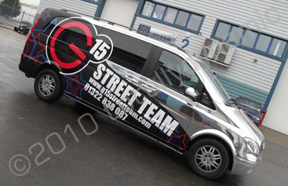 Mercedes Vito wrapped by Totally Dynamic North London