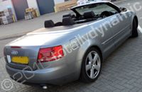 Audi A4 wrapped gloss white by Totally Dynamic South London