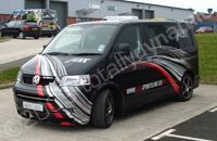 VW van wrapped by Totally Dynamic Leeds/Bradford