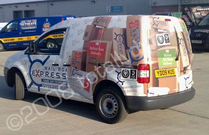 VW Caddy Wrapped by Totally Dynamic Leeds/Bradford
