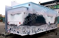 Catering trailer wrapped for Express Cafes by Totally Dynamic North London