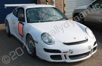 Porsche 997 Race car fully wrapped by Totally Dynamic Norfolk