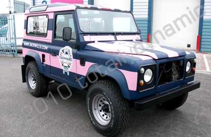 Landrover wrapped for Jack Wills by Totally Dynamic North London