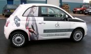 Fiat 500 - designed and wrapped by Totally Dynamic North London