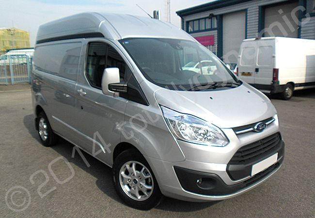 Ford Transit fully vinyl wrapped for Angels Fancy Dress in a printed van wrap design by Totally Dynamic North London