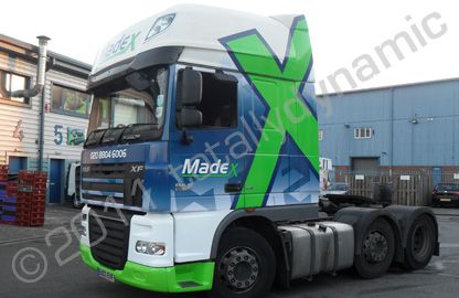 Ford Transit Connect with printed van wrap for Madex by Totally Dynamic North London