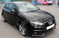 Fleet of Audi A1s wrapped in matt metallic grey and matte magenta by Totally Dynamic North London