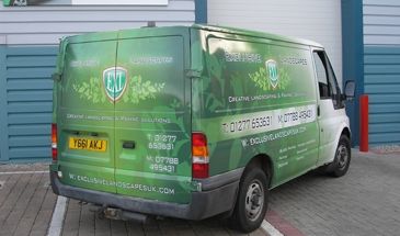 Ford Transit - designed and wrapped by Totally Dynamic North London