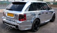Range Rover Sport wrapped in chrome by Totally Dynamic North London