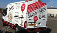 Ford Transit wrapped for Choke Folk by Totally Dynamic Central Scotland