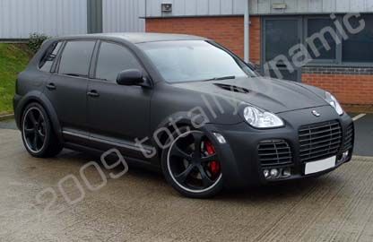 Porsche Magnum wrapped matt black by Totally Dynamic Leeds/Bradford