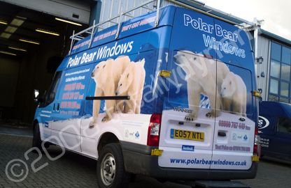 Ford Transit Designed and wrapped by Totally Dynamic Southampton