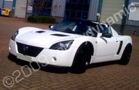 Vauxhall VX220 wrapped matt white by Totally Dynamic Southampton