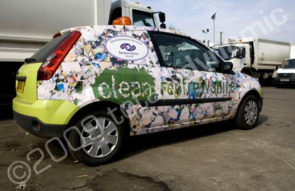 Van wrapped by Totally Dynamic Central Scotland