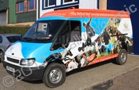 Ford Transit wrapped in fully printed wrap by Totally Dynamic Norfolk