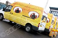Ford Transits wrapped by Totally Dynamic North London