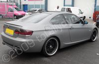 BMW 3 Series wrapped by grey carbon fibre by Totally Dynamic North London