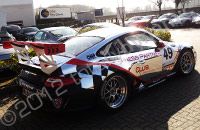 Porsche 997 GT3 wrapped in chrome racing livery by Totally Dynamic South London