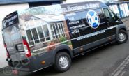 Renault Master wrapped in printed design by Totally Dynamic Central Scotland