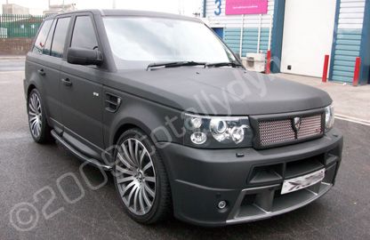 Range Rover wrapped in carbon fibre by Totally Dynamic North London