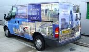 Ford Transit - designed and wrapped by Totally Dynamic North London