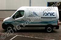 Renault Master van wrapped for Ionic Window Cleaning by Totally Dynamic Southampton