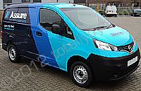 Peugeot and Citroen van fleet vinyl wrapped in printed design by Totally Dynamic South London