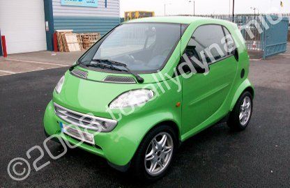 Smart car wrapped by Totally Dynamic North London