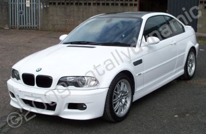 BMW M3 wrapped gloss white by Totally Dynamic Central Scotland