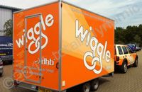 Freelander and Trailer wrapped for Wiggle by Totally Dynamic Southampton
