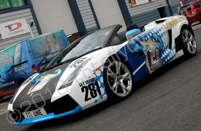 Lamborghini wrapped by Totally Dynamic North London