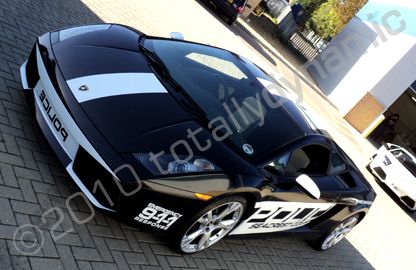 Lamborghini Gallardo wrapped for Need for Speed Hot Pursuit game Launch by Totally Dynamic South London