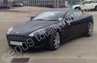 Aston Martin DB9 wrapped pearlescent white by Totally Dynamic Leeds/Bradford