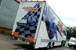 Race Transporter - wrapped by Totally Dynamic Norwich