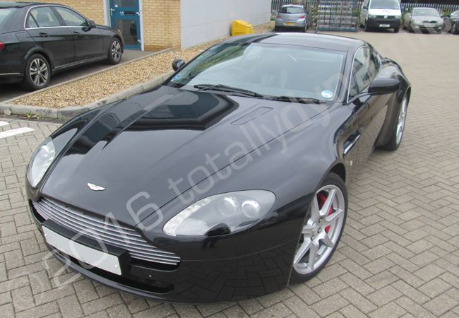 Aston Martin Vantage fully vinyl wrapped for Whitley Neill Gin/Pogues Irish Whiskey